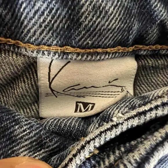 Karl Kani Jeans Men Tapered 90s Hip Hop Y2K Denim Blue Size Size Medium 33 X 30